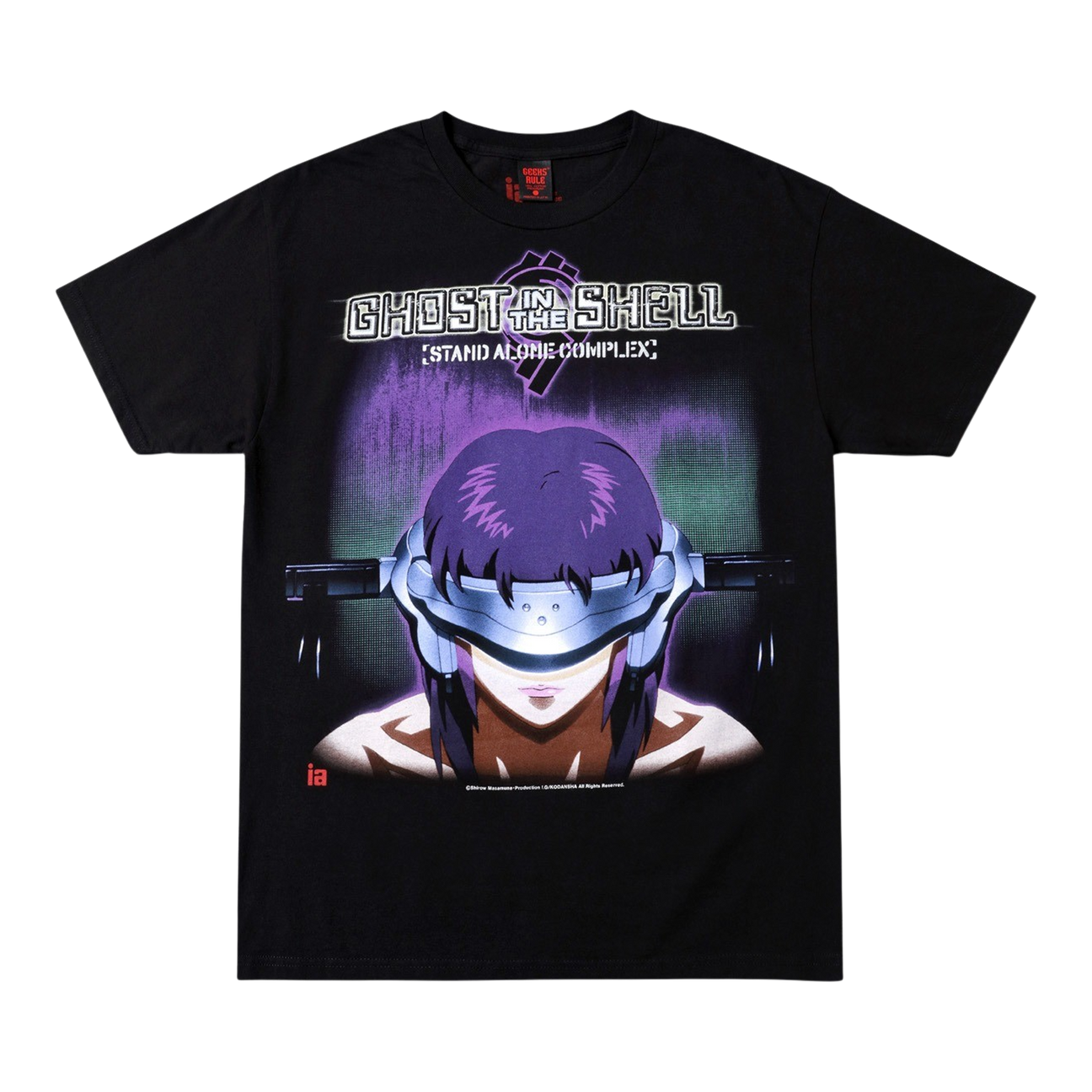 GHOST IN THE SHELL × GEEKS RULE Mサイズ IA X GR8 X GEEKS RULE GHOST IN THE SHELL TEE – Infinite Archives