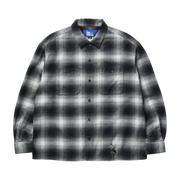 NH X INFINITE ARCHIVES . SAVAGE HOMBRE CHECK SHIRT LS (BLACK