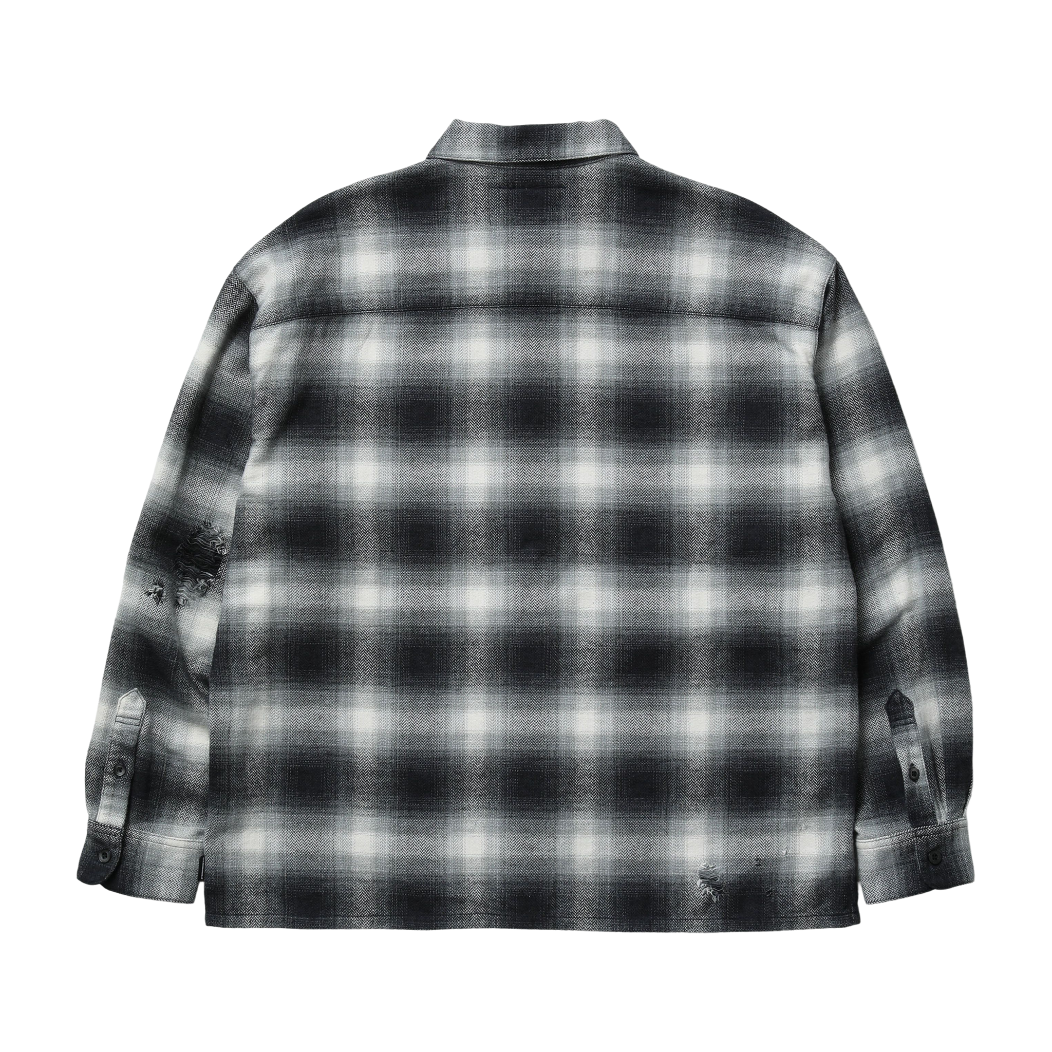 NH X INFINITE ARCHIVES . SAVAGE HOMBRE CHECK SHIRT LS (BLACK